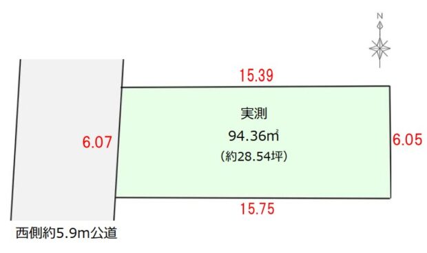 さいたま市北区櫛引町二丁目　売地